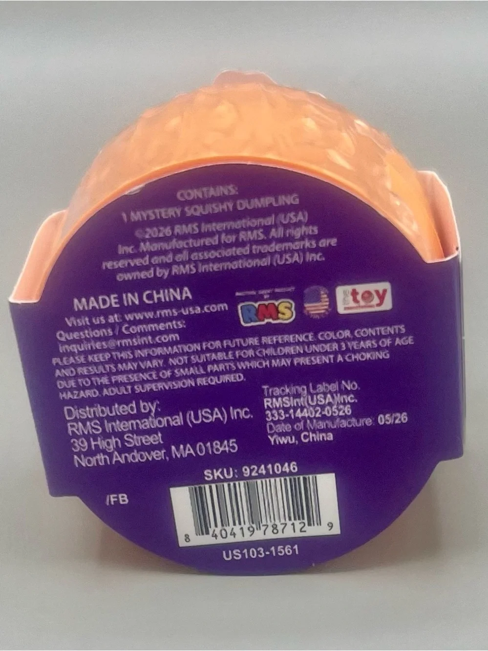 RMS Crazy Fun SPOOKY EDITION Mini Mystery Dumplings Squishies 3 Pack SEALED👻🎃